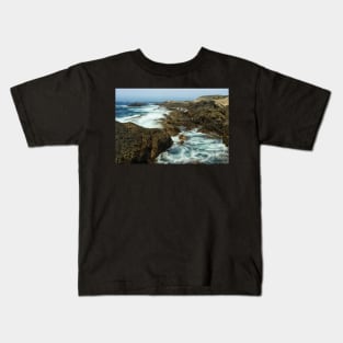 The Tide Rolls in at Point Lobos Kids T-Shirt